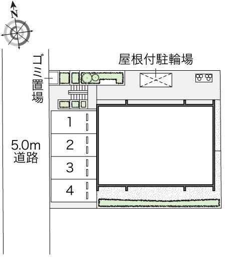 桜霞(51624)の駐車配置図