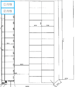 青山駅前第６の駐車配置図