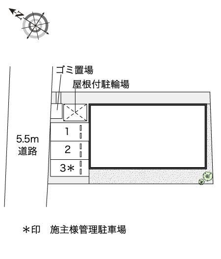 ウィステリア(48401)の駐車配置図