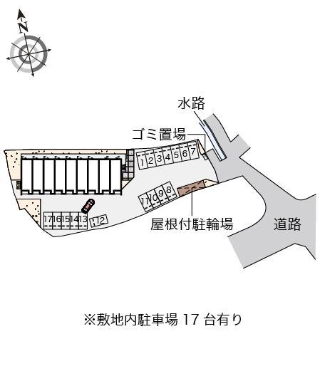クレイノシャイン(56578)の駐車配置図