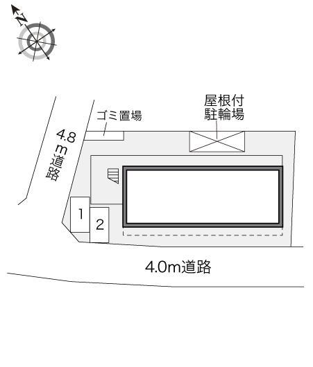 チェリーメゾン湘南Ⅱ(22676)の駐車配置図