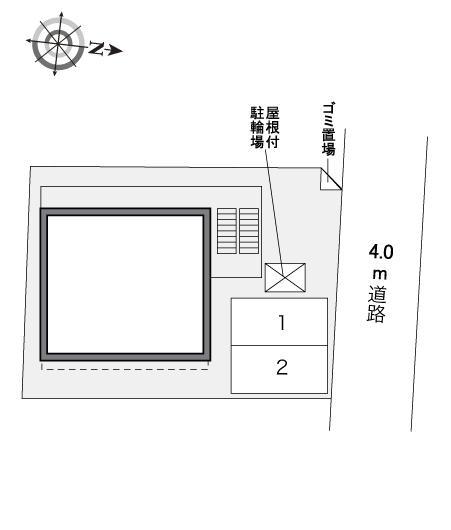 メゾンドソレイユ(33313)の駐車配置図