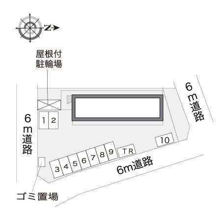 シャルム(13465)の駐車配置図