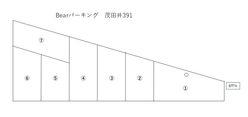 Bearパーキングの駐車配置図