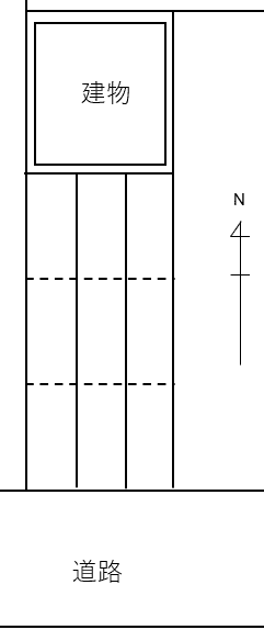 柴田駐車場の駐車配置図