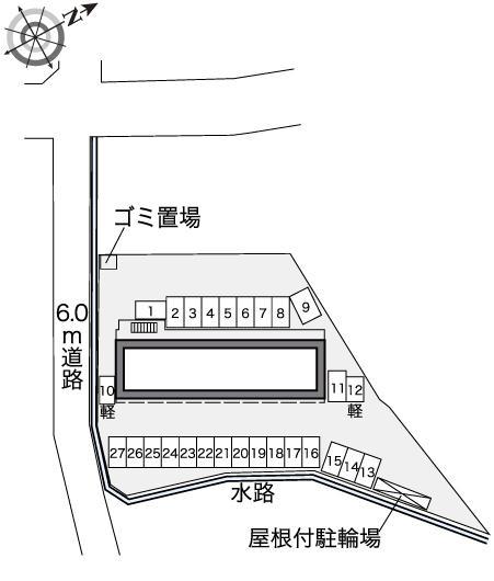 ＳＨＩＢＡＴＡⅢ(40495)の駐車配置図