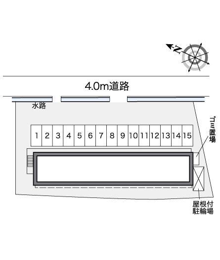 森島(25610)の駐車配置図