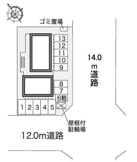 ジャルダン(40731)の駐車配置図