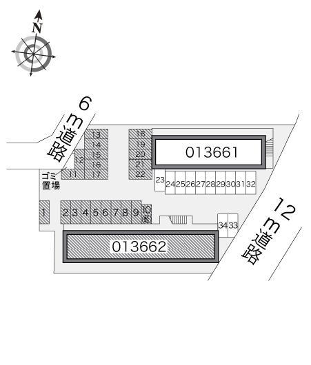 詩(13662)の駐車配置図