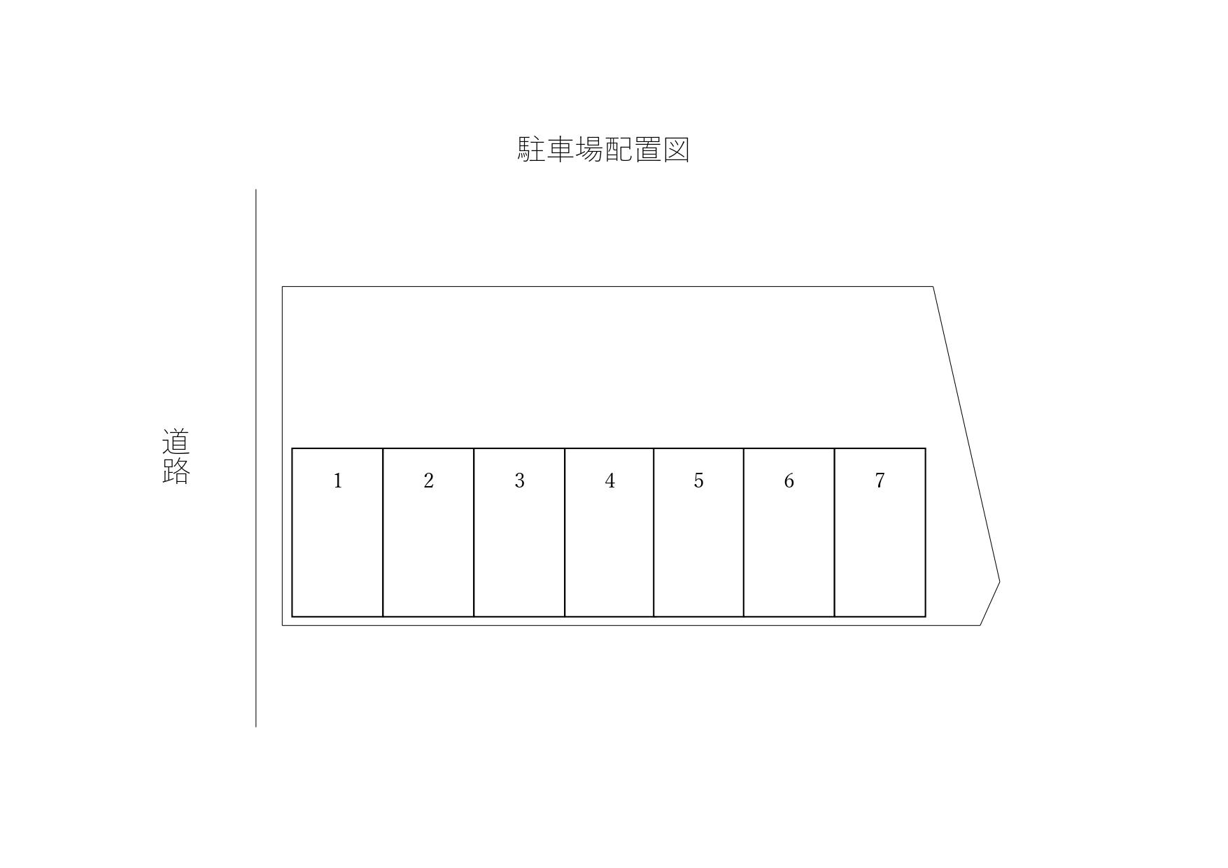 IKパーキングの駐車配置図
