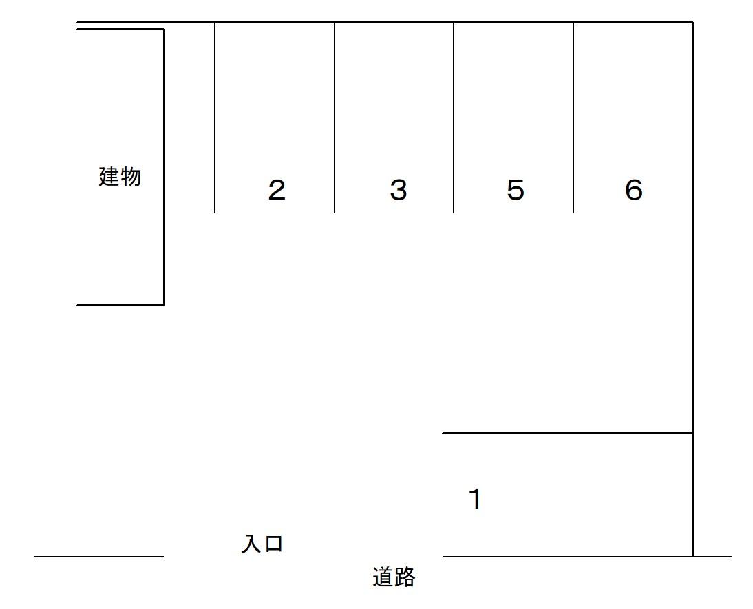 松永やす子駐車場の駐車配置図
