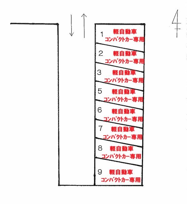 P10の駐車配置図