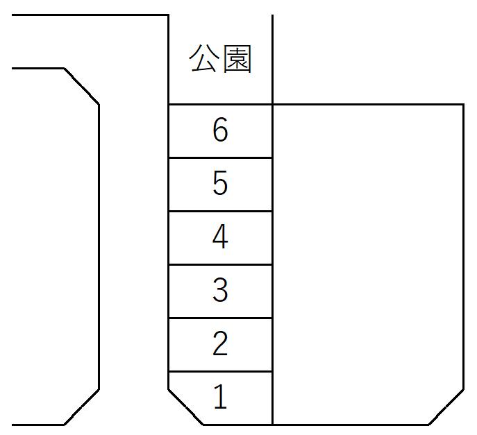 村田眞佐雄第2駐車場の駐車配置図