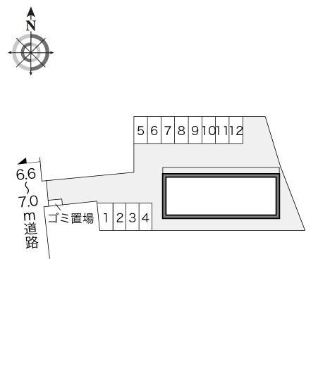 シンフォニア(20957)の駐車配置図
