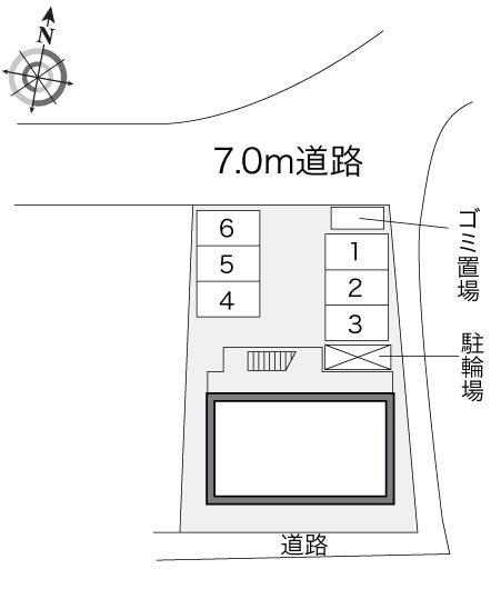 パークサイド(24912)の駐車配置図