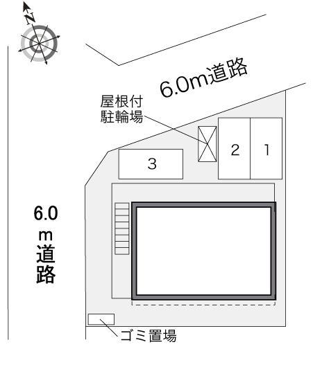 鶴ヶ島(32442)の駐車配置図