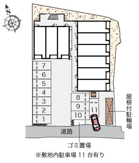 クレイノプルメリア(58404)の駐車配置図