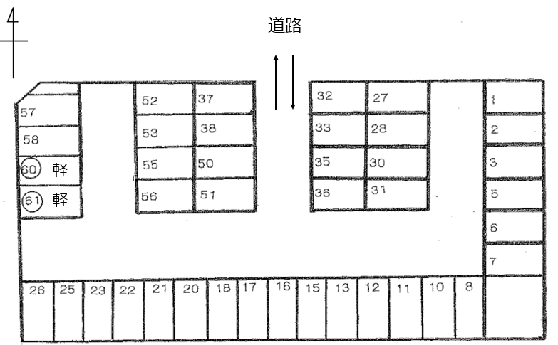 P305の駐車配置図