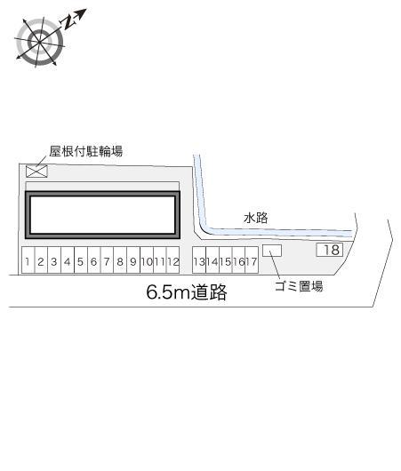 コンフォール(23412)の駐車配置図