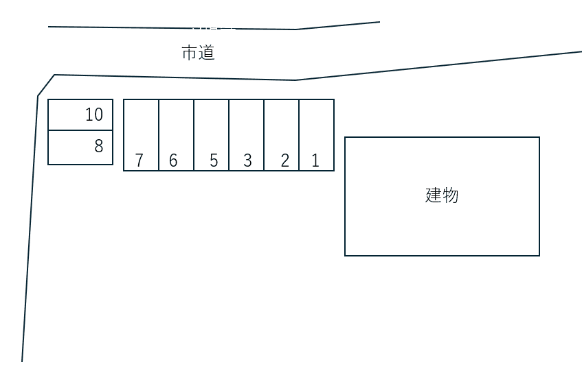 Ｒｅｆｒａｉｎの駐車配置図