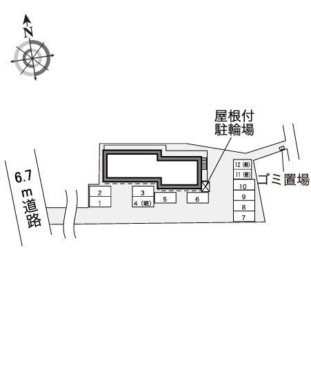 ながまち(30496)の駐車配置図