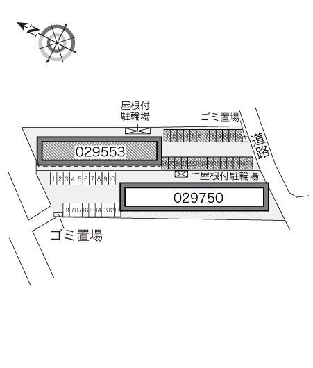 木上Ⅰ(29553)の駐車配置図