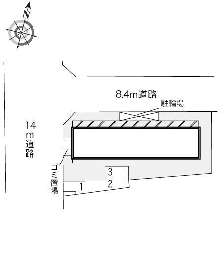 524(22741)の駐車配置図