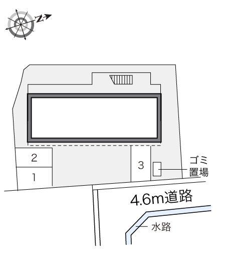 岡田(16716)の駐車配置図