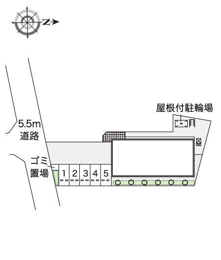 プランドールⅡ(42798)の駐車配置図