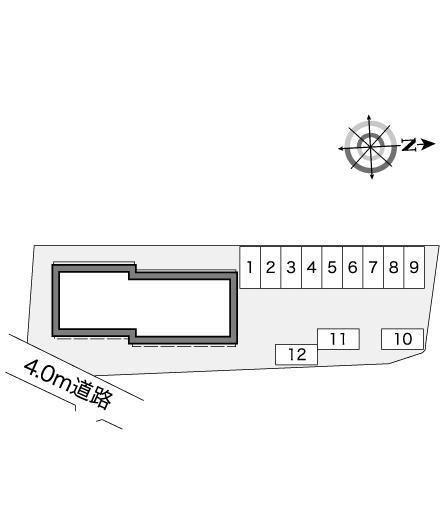 エスペランサⅡ(38523)の駐車配置図