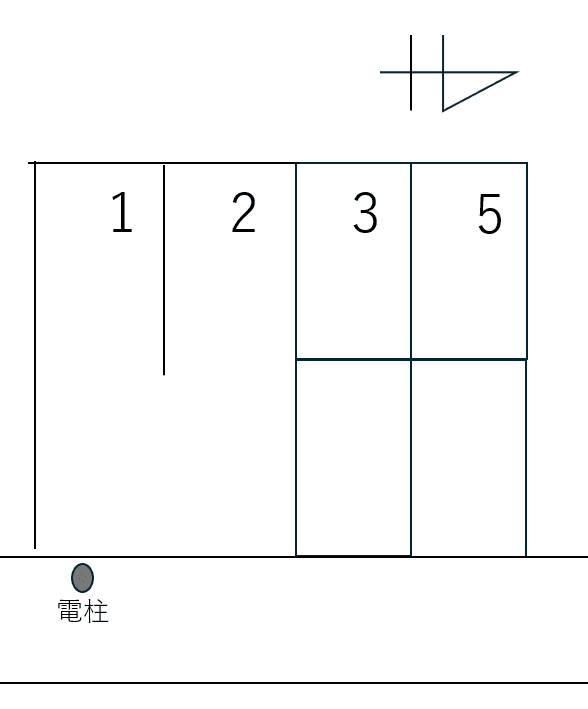 070丸米町１丁目の駐車配置図
