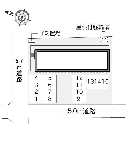 コロニー２(32928)の駐車配置図
