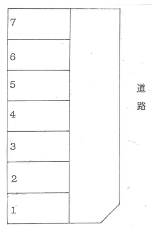 モータープール足羽の駐車配置図