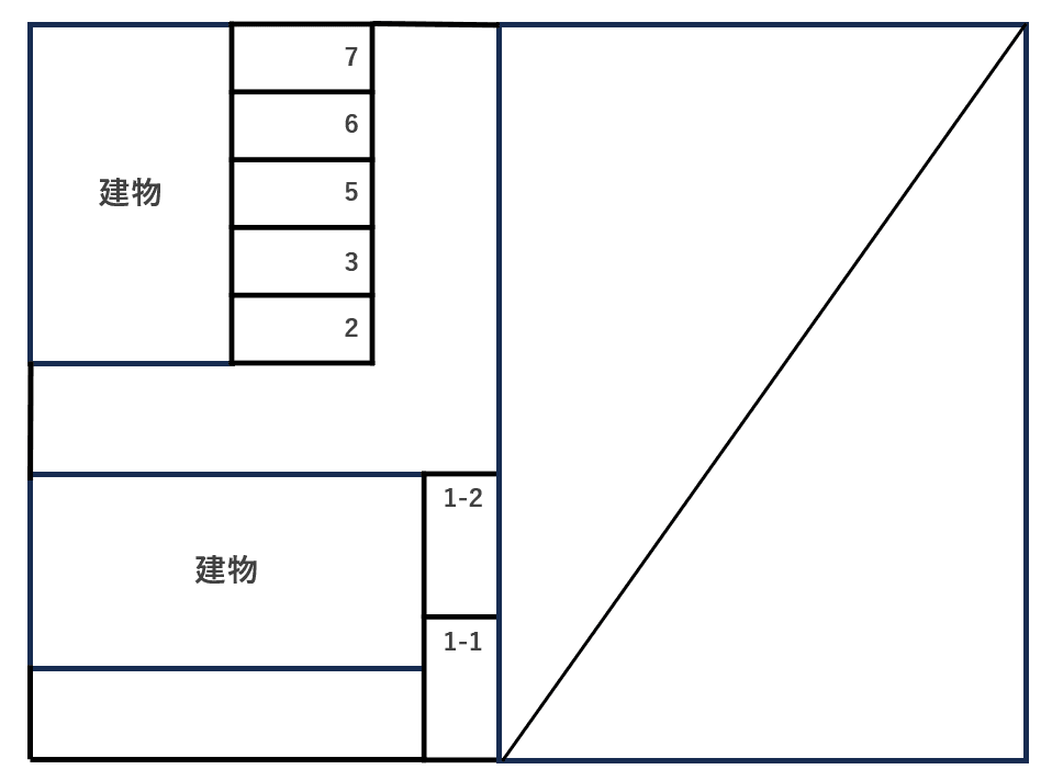 ＤＵＰＬＥＸ 国王１０５Ａの駐車配置図