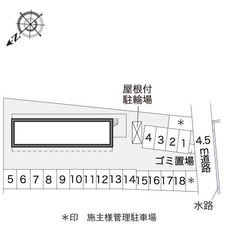 皐月(14925)の駐車配置図