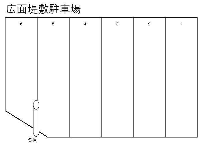 堤敷駐車場の駐車配置図