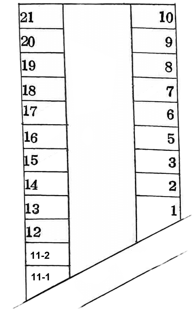 スマイルパーク56号の駐車配置図