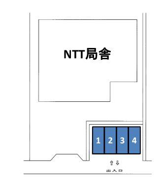 玉川台駐車場の駐車配置図