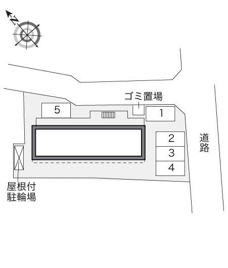 ハピネス(32451)の駐車配置図
