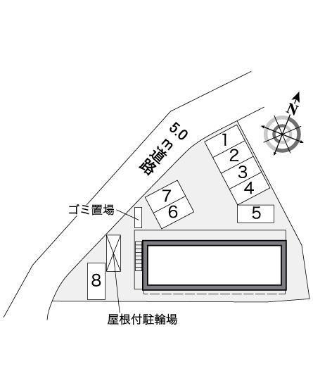 かんなび(37168)の駐車配置図