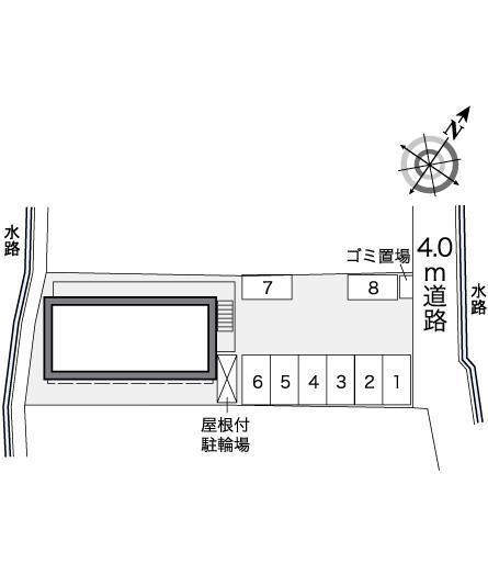 フランジュール若宮(27069)の駐車配置図