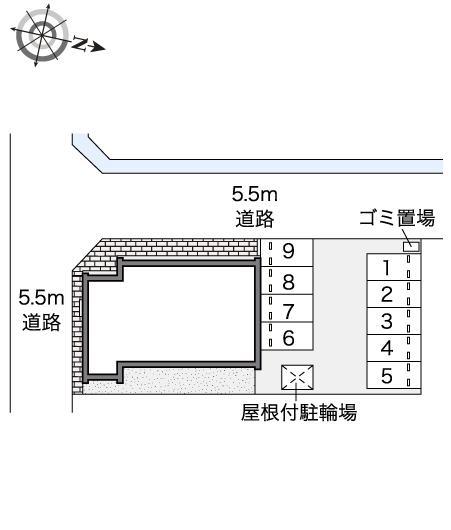 えぼし(43651)の駐車配置図