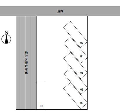 野割ﾊﾟｰｸの駐車配置図