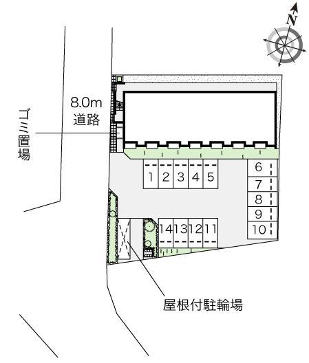 ＴａＫａ(54015)の駐車配置図