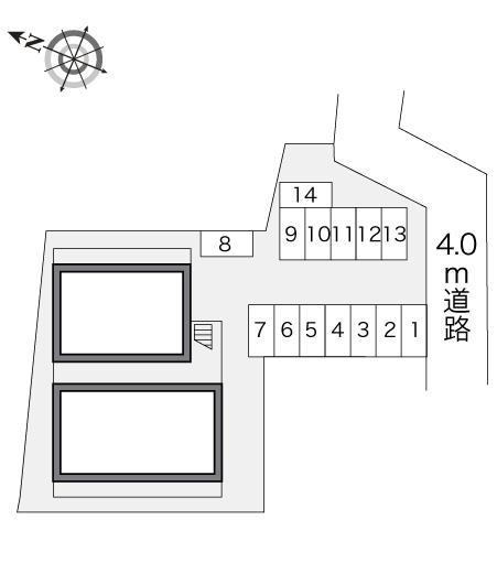 カシオペア(24522)の駐車配置図