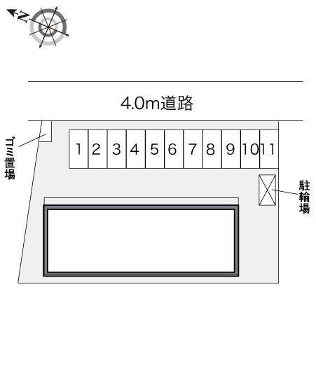 サンジェルマン函館山(23221)の駐車配置図