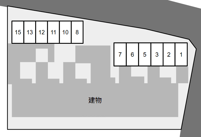 リーガルの駐車配置図