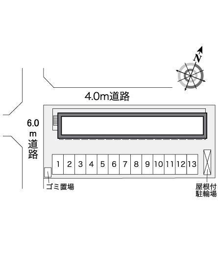 レヴ　メゾン(26811)の駐車配置図