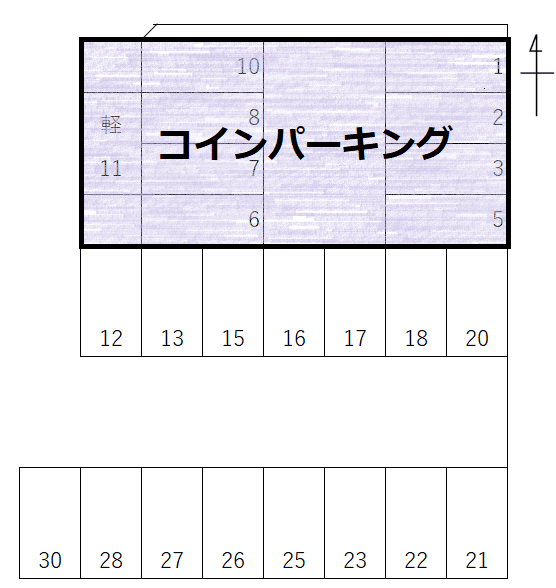 P338の駐車配置図