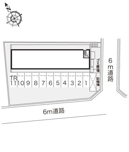 Ｌｅｓ　Ａｍｉｅｓ(11163)の駐車配置図